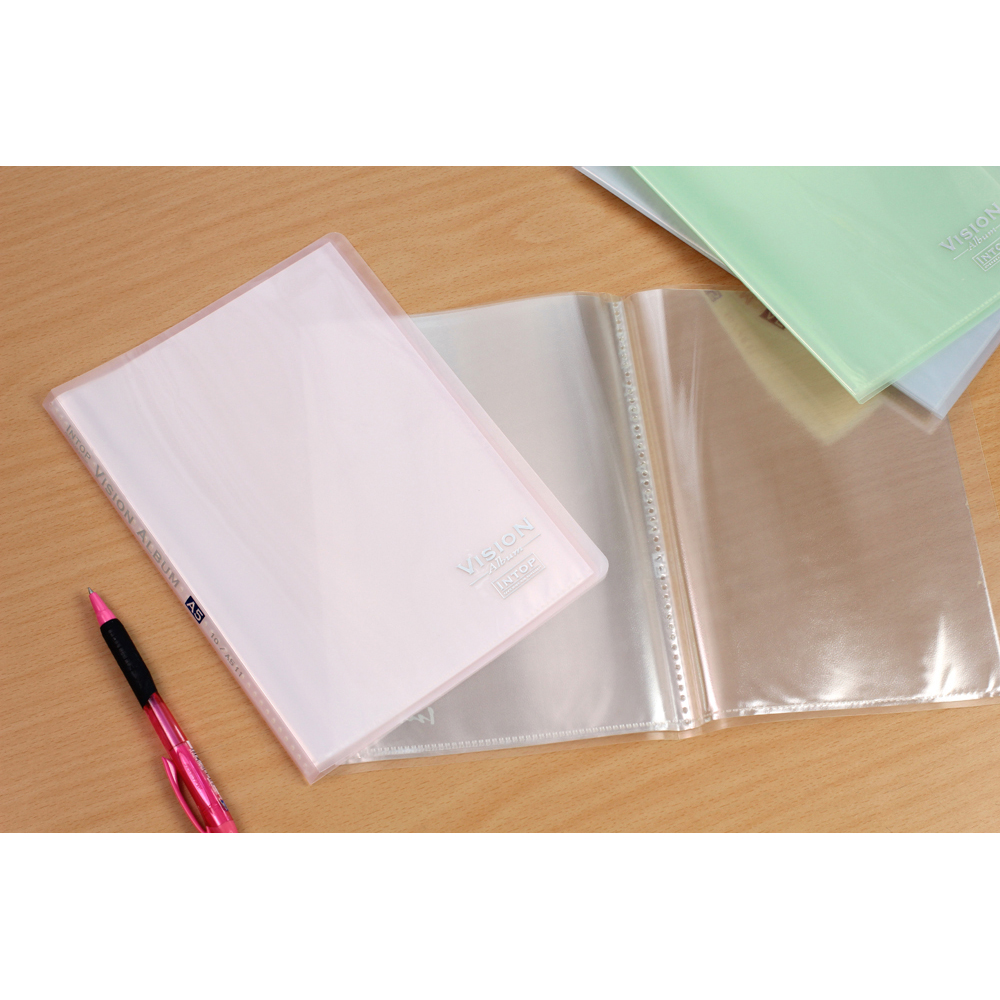 แฟ้มโชว์เอกสาร A5 B5 A4 F4 10ช่อง Vision Album
