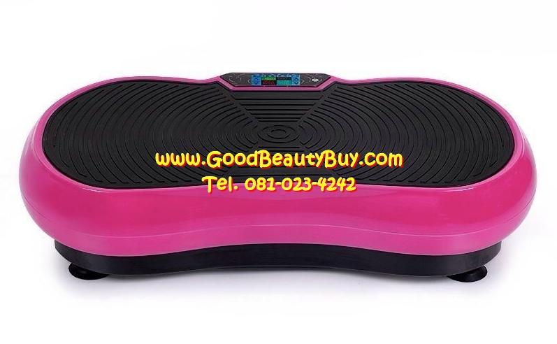 เครื่องออกกำลังกายระบบสั่น เครื่องออกกำลังกายรุ่นใหม่ล่าสุด รุ่นบางพิเศษ Ultra Thin Crazy Fit Massager (Vibration Plate)