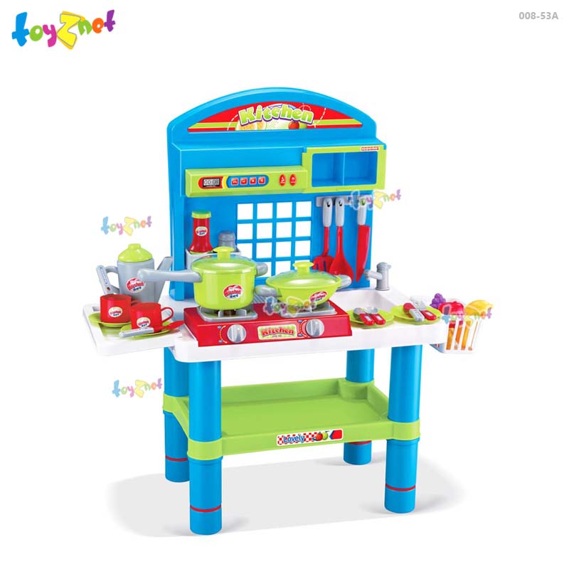 Stove Kitchen Set Blue no.008-53A