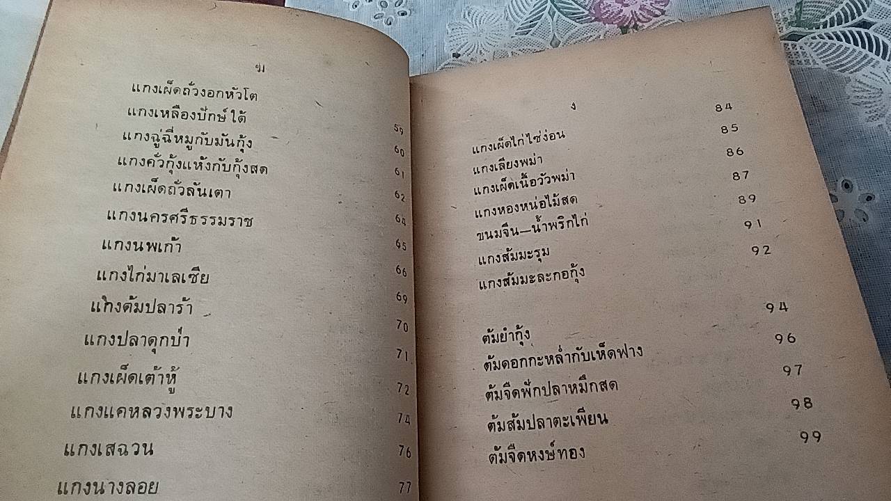 ตำรากับข้าว คาว-หวาน ทิพรส