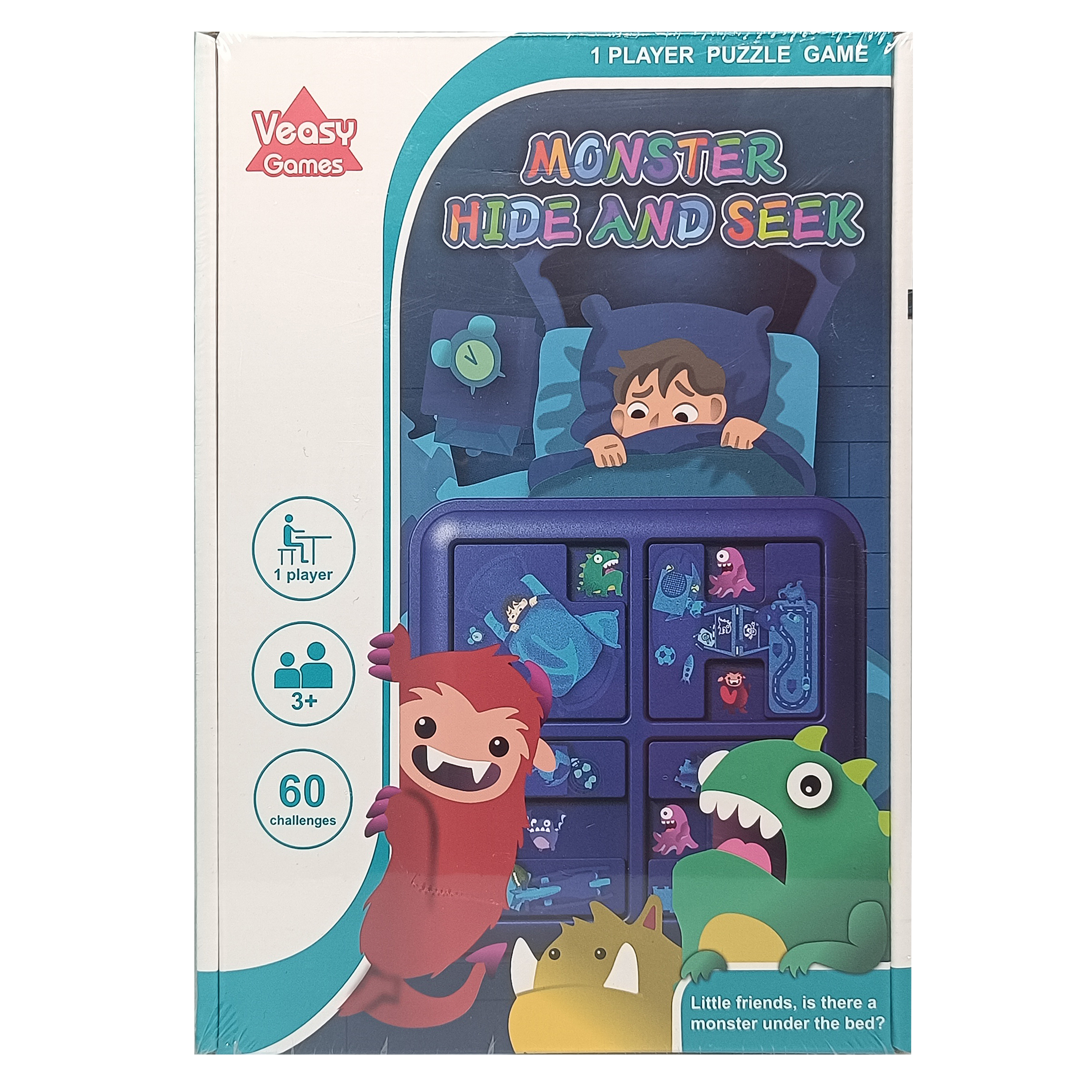 Game Puzzle Monster Hide and Seek Creative Pattern Logic Brain Education Toy เกมสัตว์ประหลาดซ่อนหา เกมปริศนา ฝึกความคิด พัฒนาIQ สมาธิ