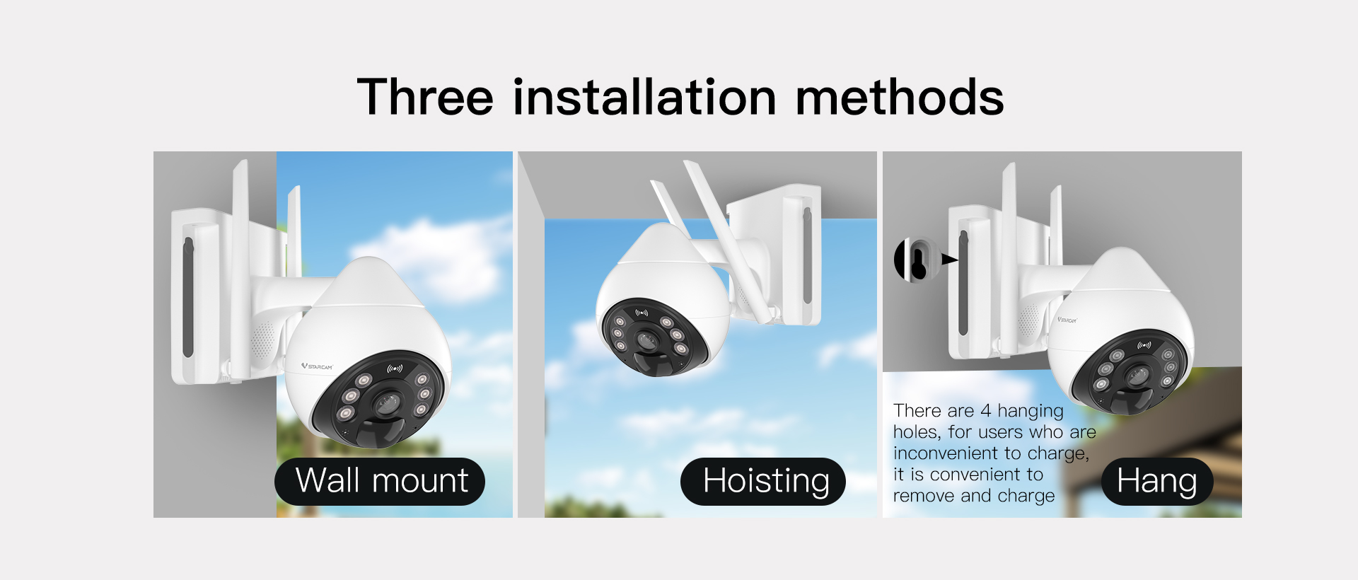 Vstarcam CB69 กล้องวงจรปิดระบบ IP WIFI 2 MP มี BATTERY 10000mAh + แผง SOLAR CELL มีไมค์และลำโพงในตัว Color Night Vision ติดตั้งภายนอกได้ BY BILLIONAIRE SECURETECH CB69