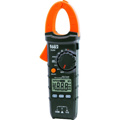 KLEIN Digital Clamp Meter for AC Current Measurement