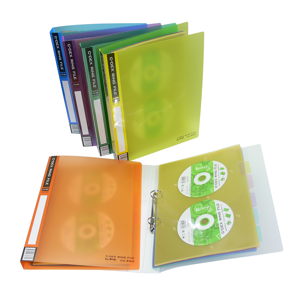 ซองใส่แผ่นซีดี A4 มีอินเด็กซ์ในตัว DX-260