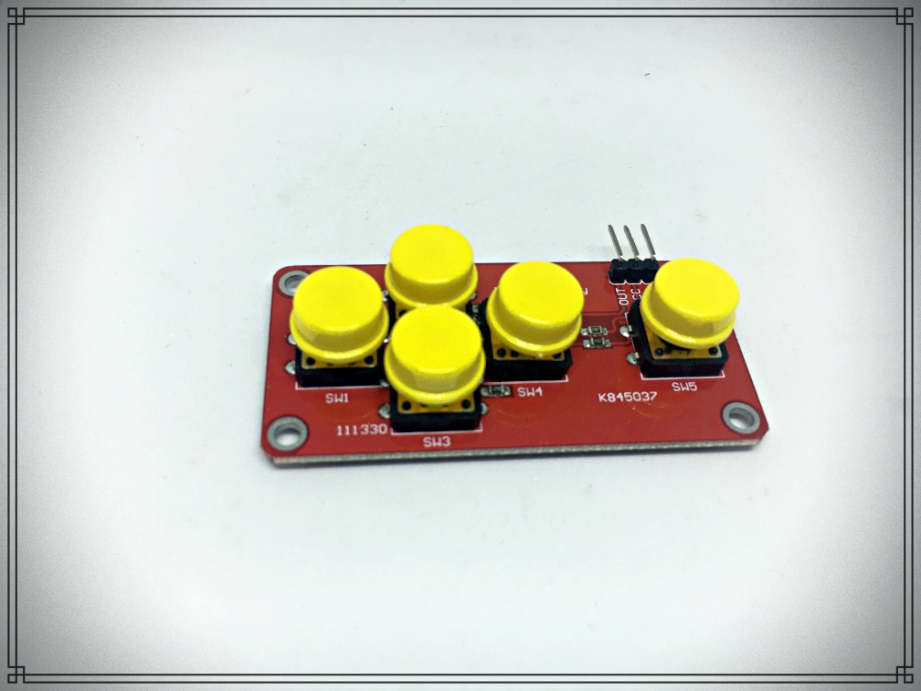 5 Keys AD Keyboard for Arduino