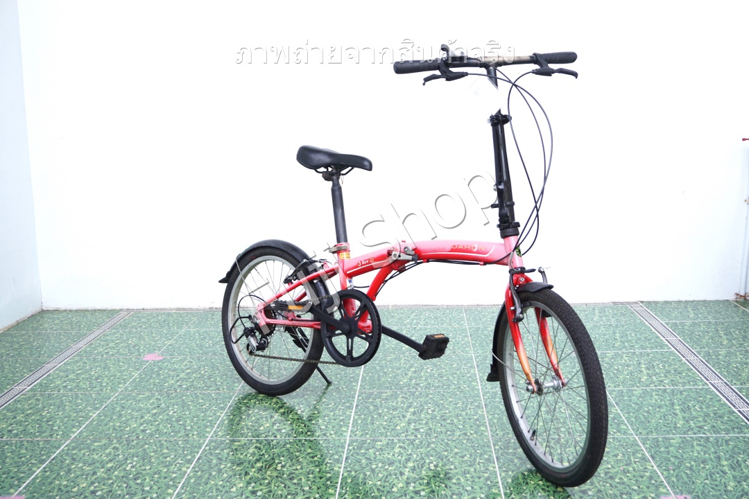 จักรยานพับได้ญี่ปุ่น - ล้อ 20 นิ้ว - มีเกียร์ - Dahon Suv D6 - สีแดง [จักรยานมือสอง]