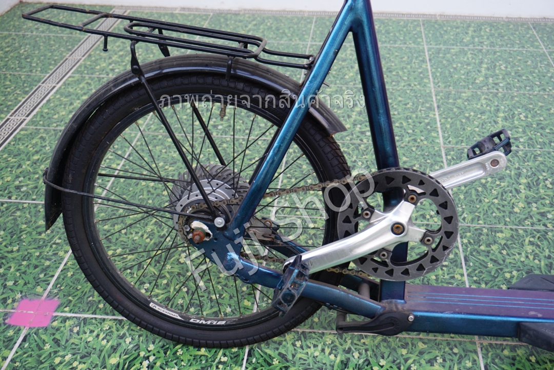 จักรยานญี่ปุ่น - ล้อ 20 นิ้ว - มีเกียร์ - อลูมิเนียม - Louis Garneau - สีน้ำเงิน [จักรยานมือสอง]