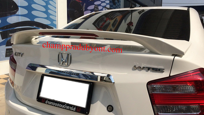 สปอยเลอร์ฝากระโปรงหลัง HONDA CITY 2008-2013 ทรงห้าง มีไฟเบรค
