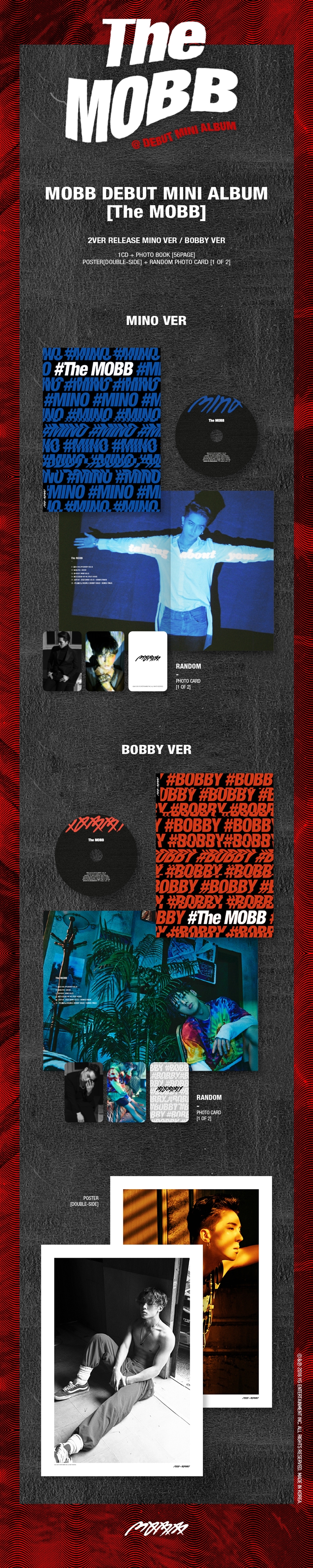 [PRE-ORDER] MOBB - Debut Mini Album "The MOBB" (Bobby Ver.)