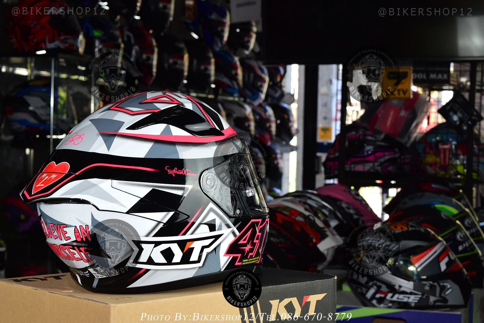 หมวกกันน็อคKYT STRIKER สี ESPARGARO 2018 REPLICA