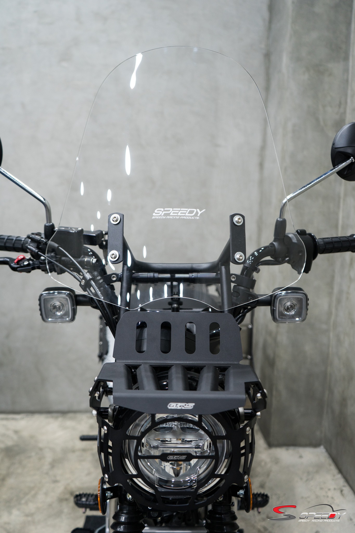 บังไมล์-ชิลล์หน้า+ขายึดไฟหน้า SPEEDY CT-125 NEW2023 มี2แบบ