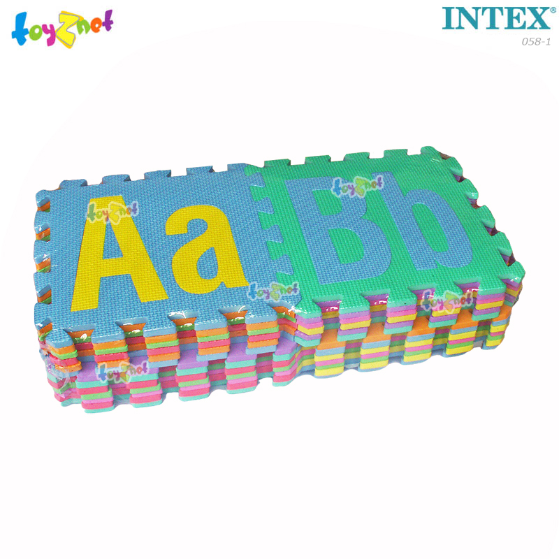 Toyznet ส่งฟรี แผ่นโฟมปูพื้น A-Z ตัวอักษร 30X30X1 ซม. (แพ็ค 26 ชิ้น) รุ่น 058-1