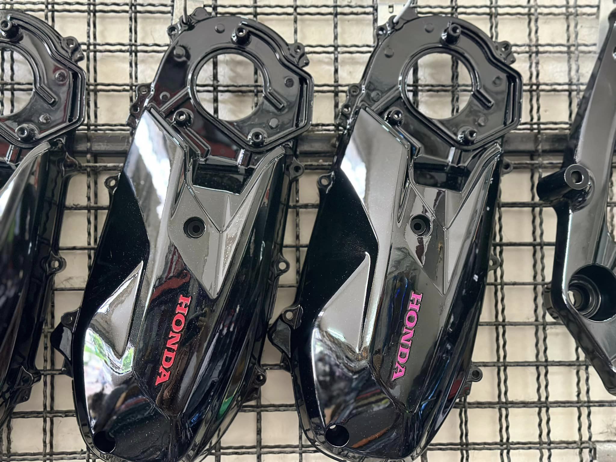 ล้อ-จับหลัง-แคร้-สวิงอาร์ม ทำสี พร้อมสับ Honda Giorno+