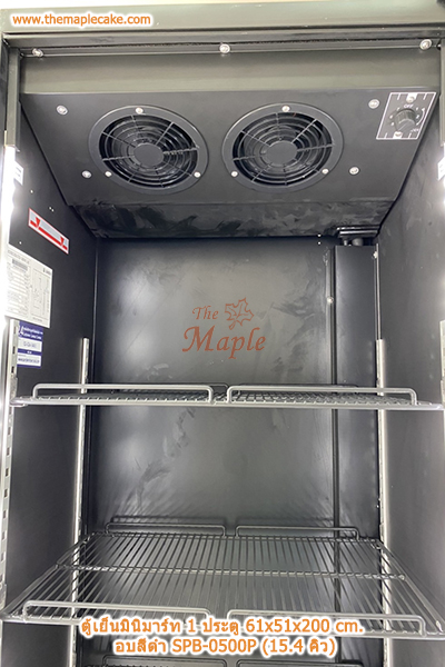 ตู้แช่เครื่องดื่ม 1 ประตู อบสีดำ SANDEN รุ่น SPB-0500P