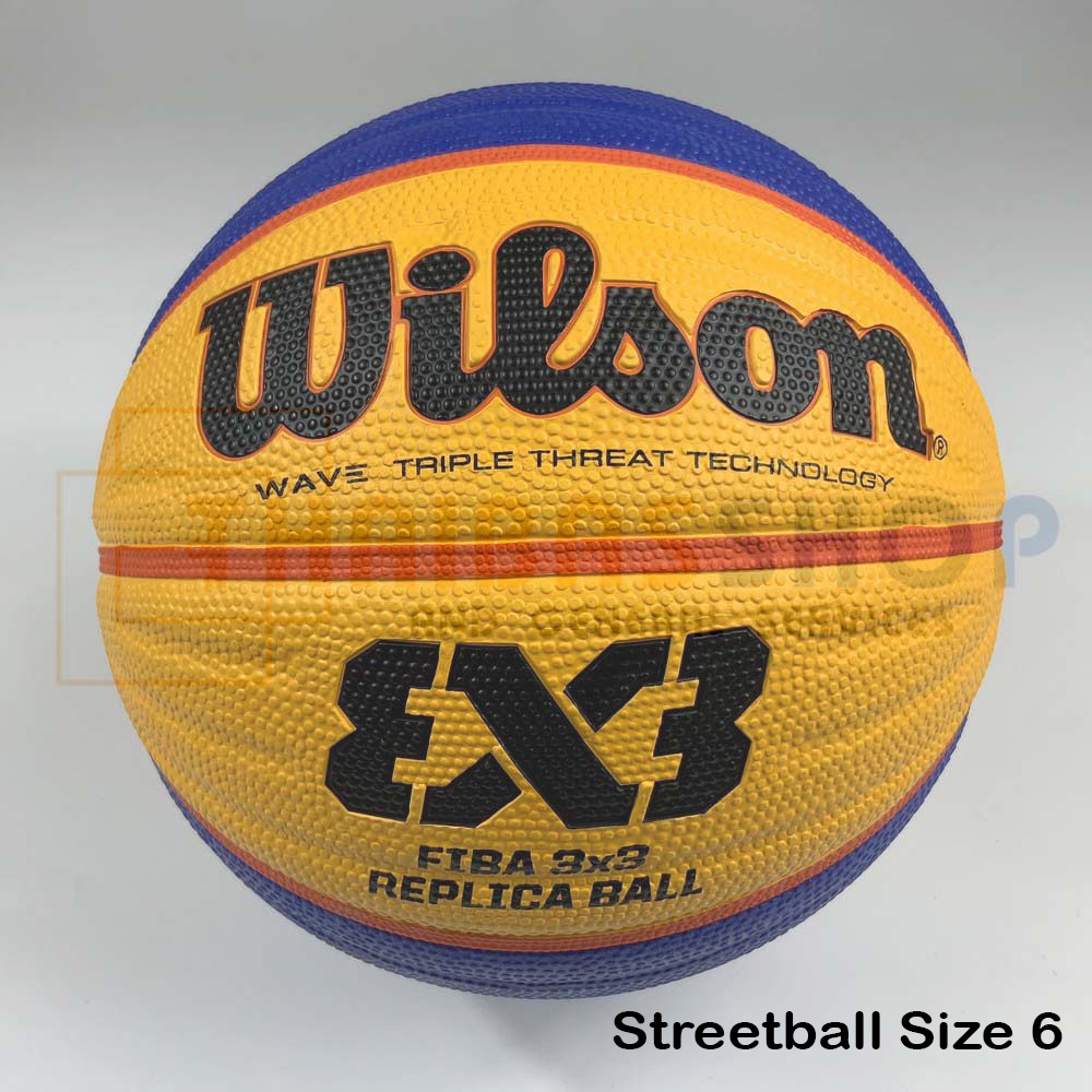 ลูกบาสเกตบอล Wilson Fiba 3x3 รหัส WTB0533XB บาสเกตบอลยาง Size 6 (ของแท้ 100%)