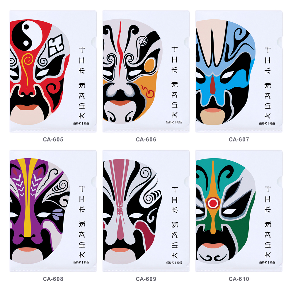 แฟ้มซอง A4 พิมพ์ลายหน้ากาก