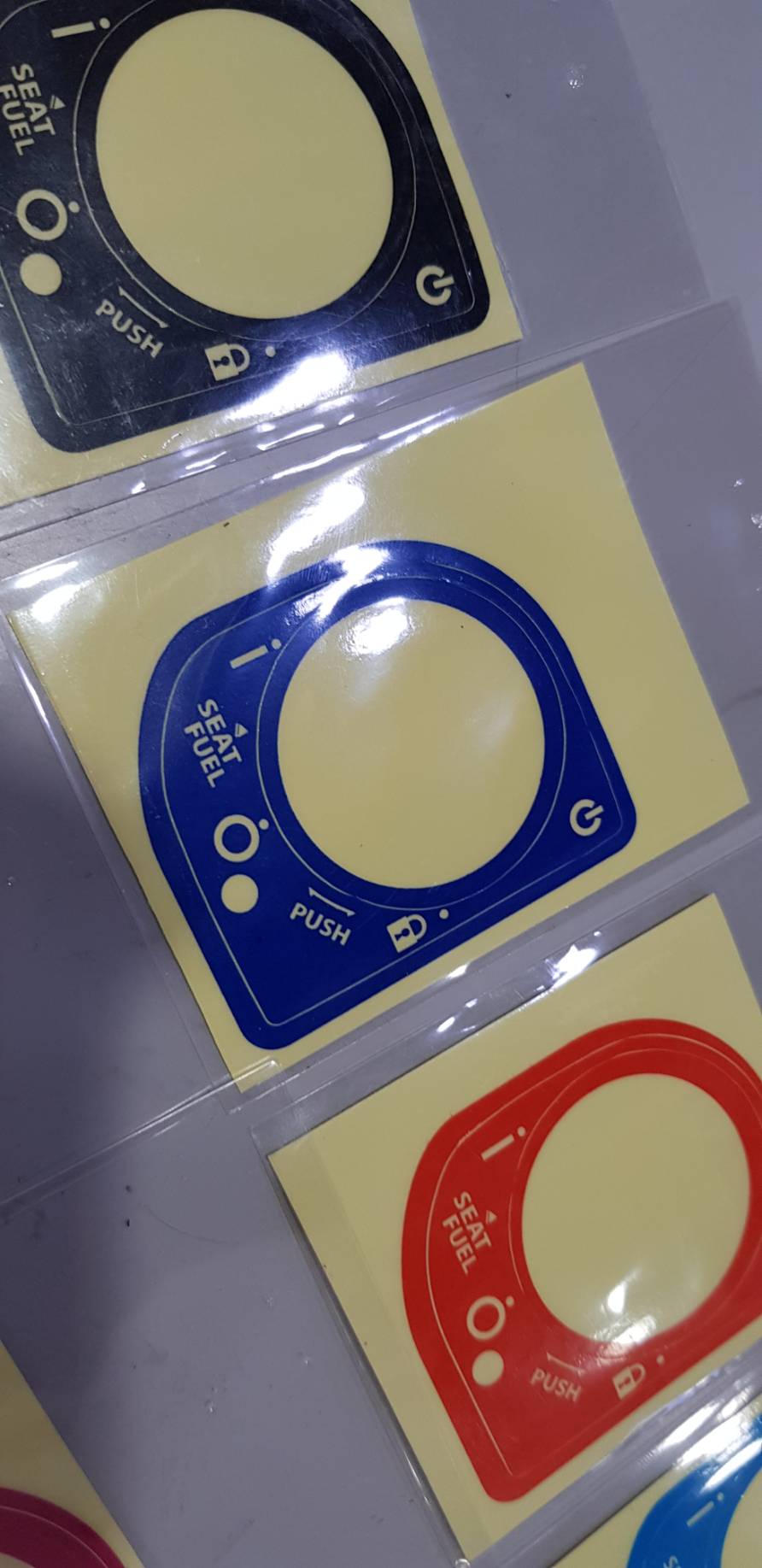 สติกเกอร์กันรอยกุญแจรีโมทเตาแก๊ส PCX FORZA