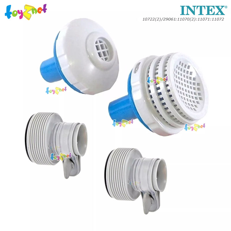 Intex ส่งฟรี ชุดหัวต่อสำหรับสระ Intex เข้ากับเครื่องกรองระบบทราย/ระบบน้ำเกลือ-ทราย (คละสี) รุ่น 10722(2)/29061:11070(2):11071:11072