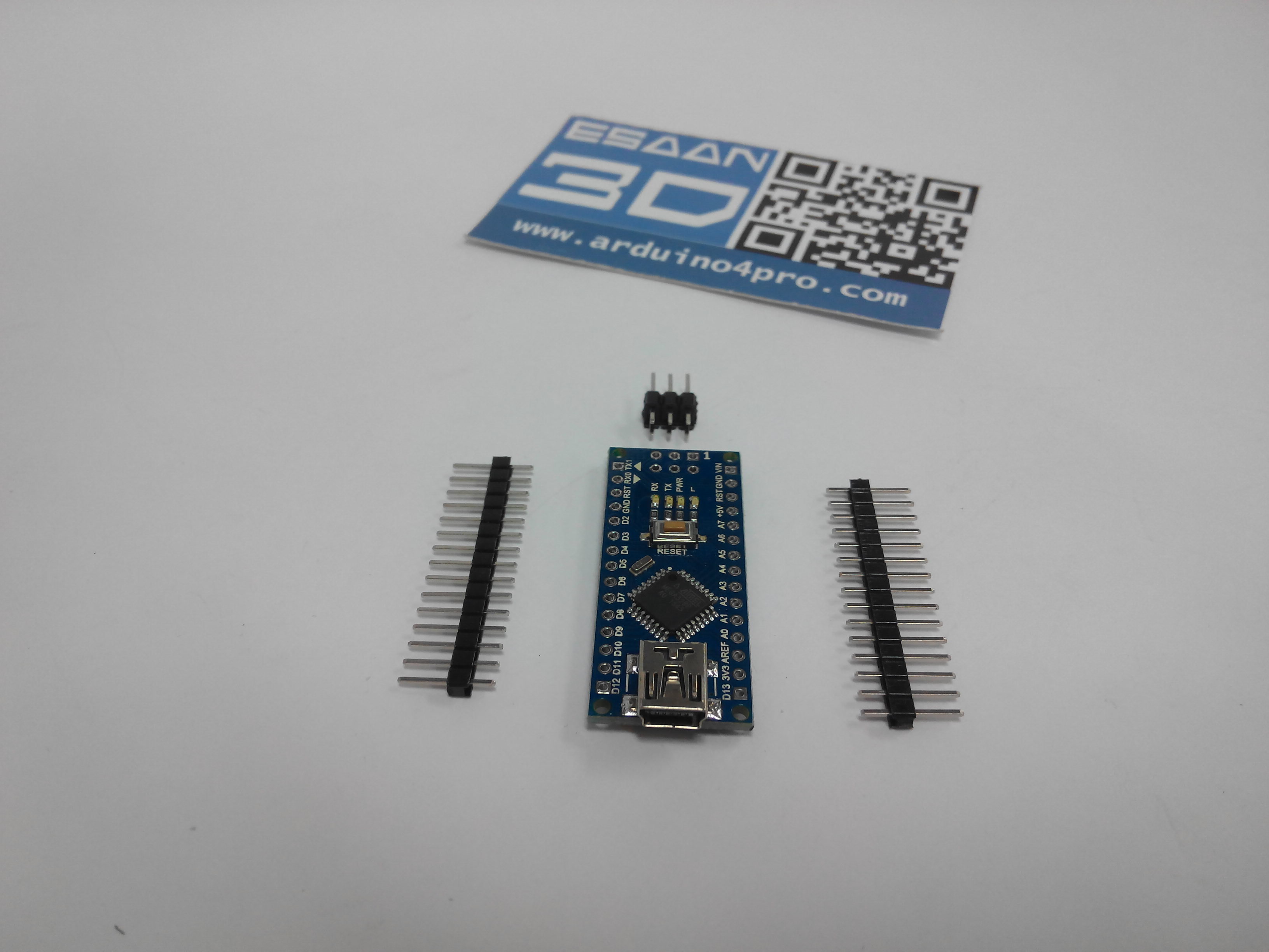 Arduino Nano 3.0 Mini USB ใช้ชิฟ CH340G ยังไม่ได้บัดกรี (ไม่มีสาย Mini USB)