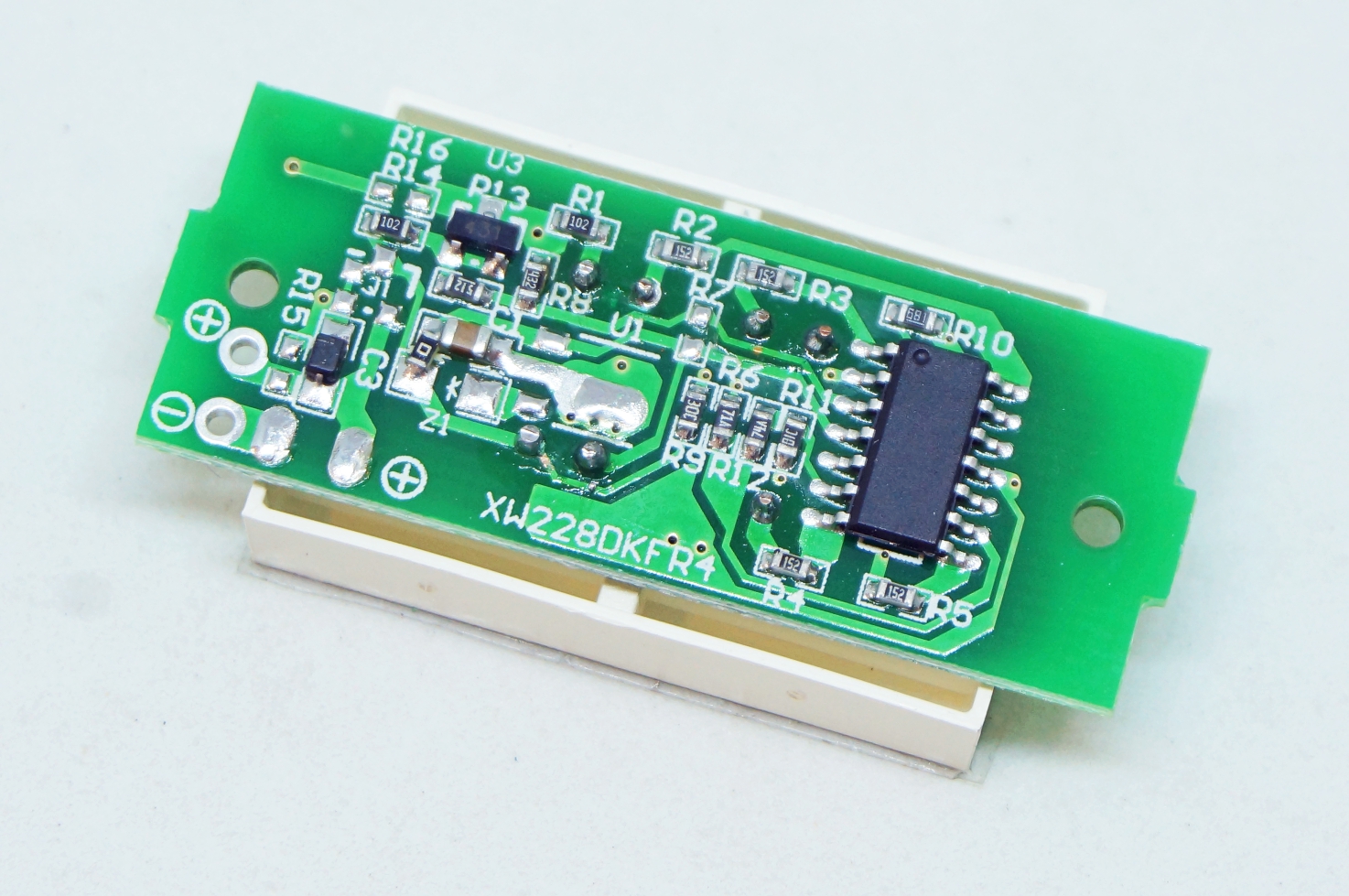 โมดูลวัดความจุแบตเตอรี่ ขนาด 1S 3.7V LED สีน้ำเงิน