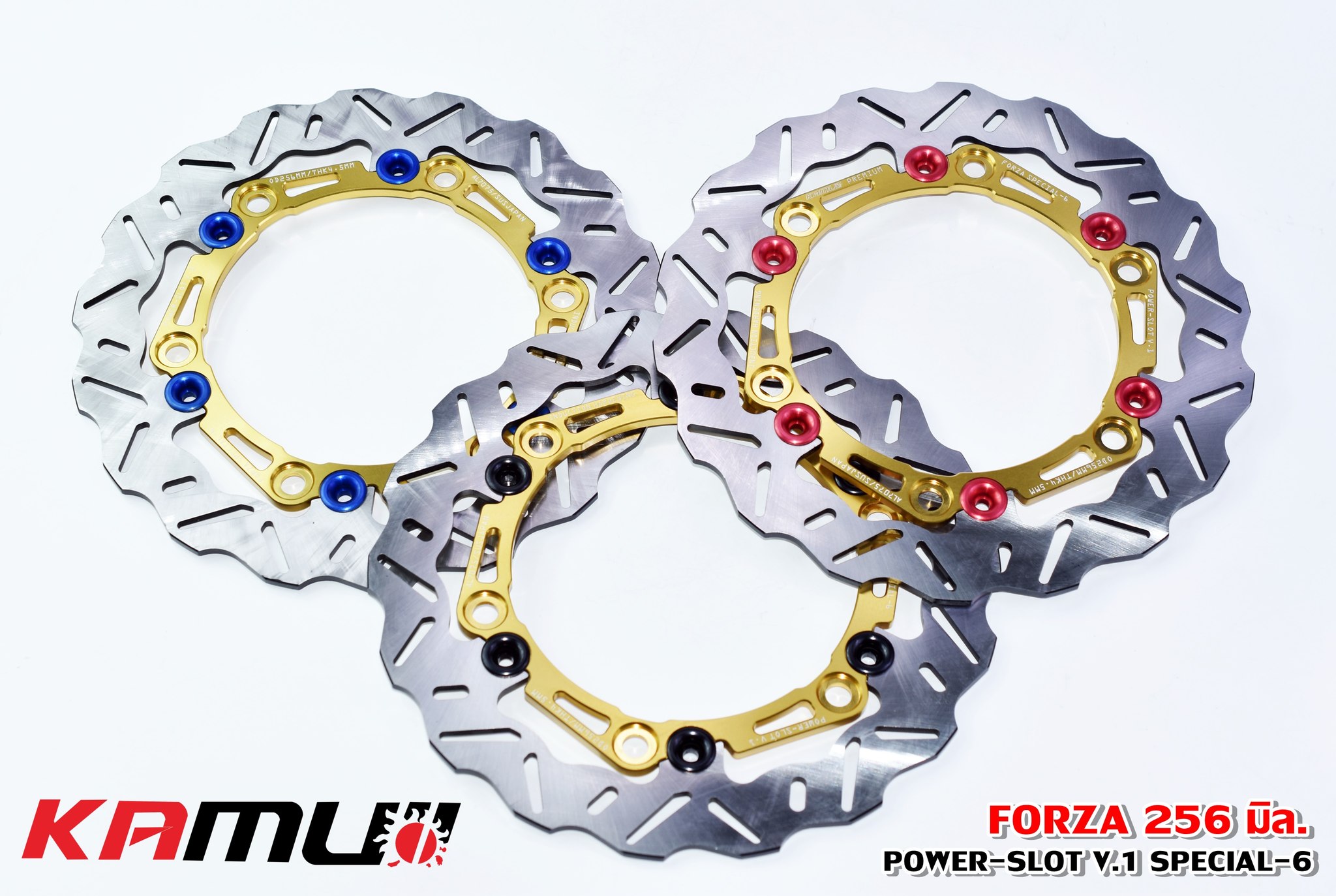 จานดิสก์หน้า ADV 350 / Forza 300-350 ขนาดเดิม 256 มิล. POWER-Slot V.1 Special-6