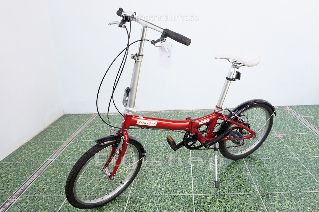 จักรยานพับได้ญี่ปุ่น - ล้อ 20 นิ้ว - เกียร์ 6 สปีด - อลูมิเนียม - Dahon Metro - สีแดง [จักรยานมือสอง]