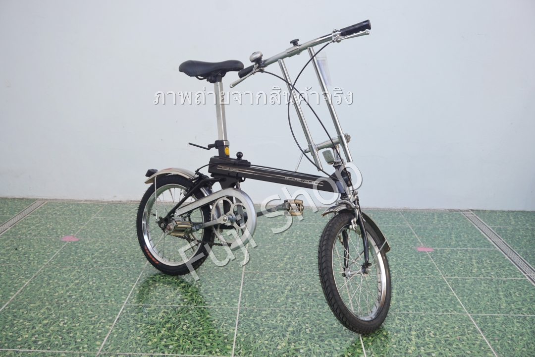 จักรยานญี่ปุ่น - ล้อ 16 นิ้ว - มีเกียร์ - Fujicycle - สีดำ [จักรยานมือสอง]