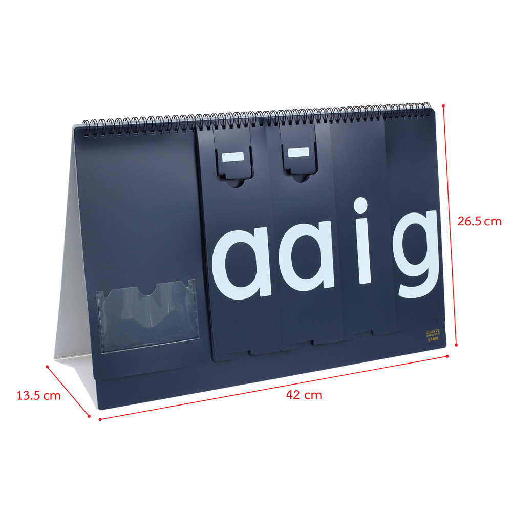 ขนาดชุดกระดานฝึกสะกดคำ ภาษาจีนพินอิน ET-606
