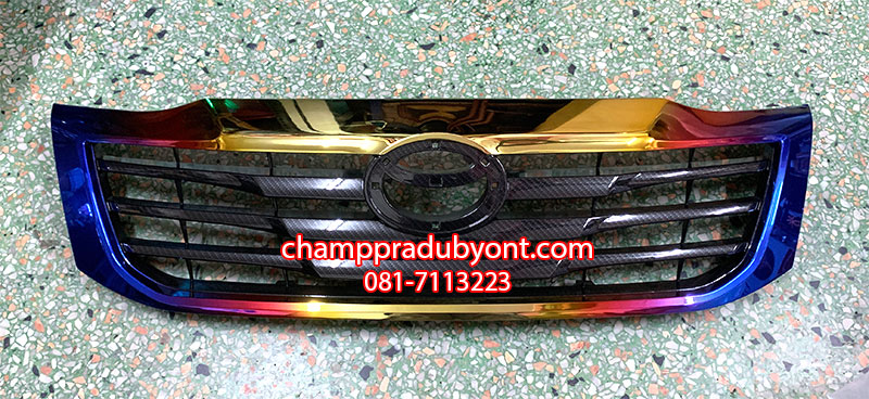 กระจังหน้า TOYOTA VIGO CHAMP ไทเทเนี่ยม+เคฟล่า (V.2)