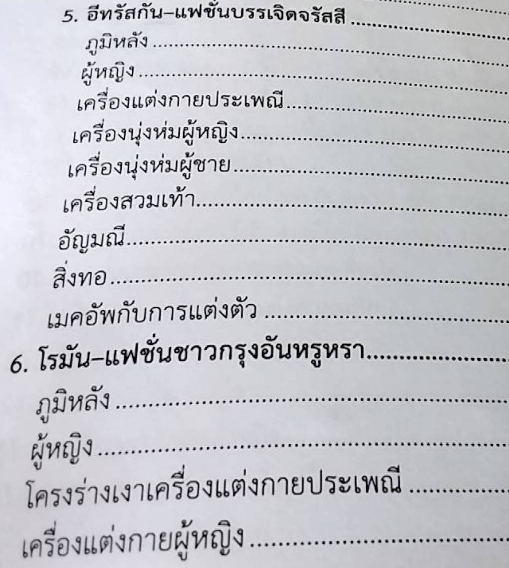 ประวัติศาสตร์แฟชั่น