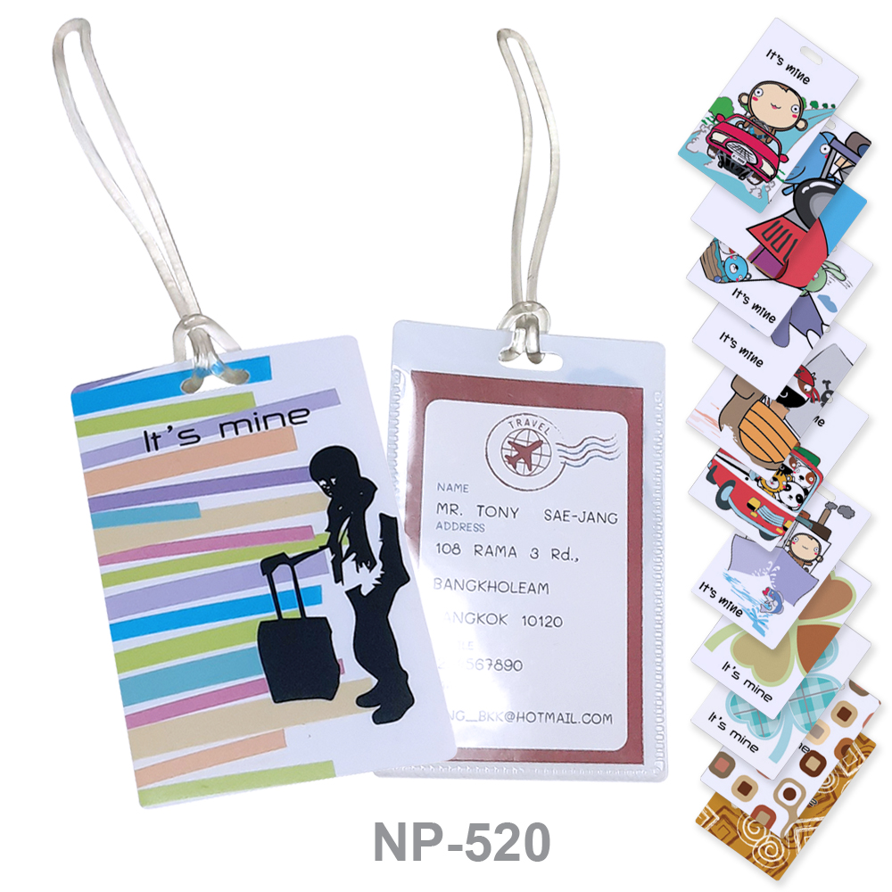 ป้ายชื่อคล้องกระเป๋า Luggage Tag NP-520 ลาย It's mine