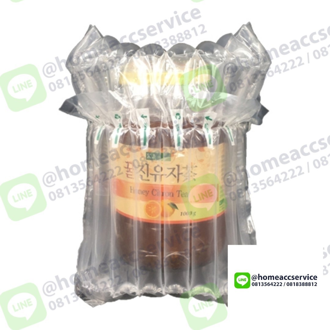 กันกระแทกขวดแก้ว ใช้เป่าลม ขนาด - Bottle Bubble Wrap cm 6 columns (diameter 6-7cm) Height 13-14cm (1 Pack 50 pcs)