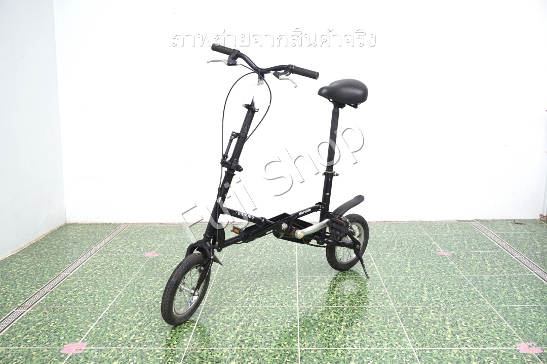 จักรยานพับได้ญี่ปุ่น- ล้อ 12.5 นิ้ว - ไม่มีเกียร์ - My Pallas - สีดำ [จักรยานมือสอง]