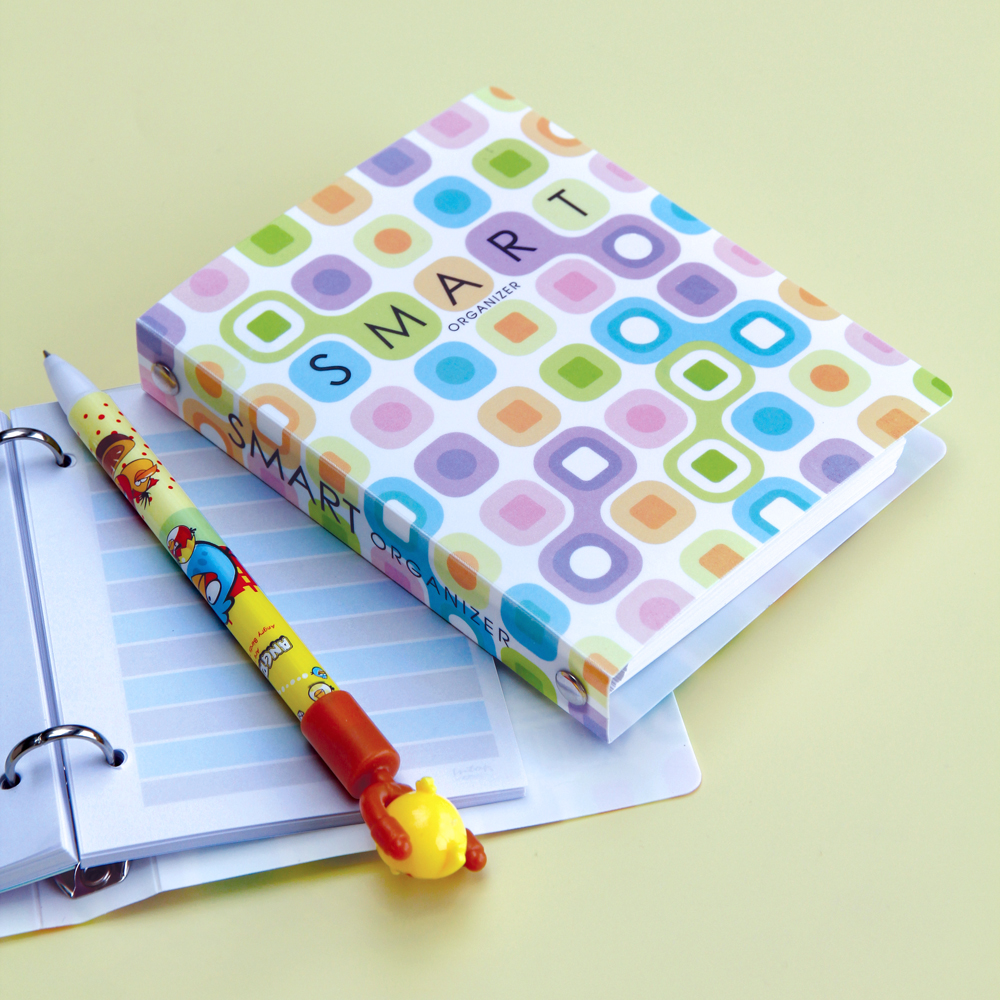 Ring Binder Notebooks with PP Covers Smart Organizer and Index Dividers