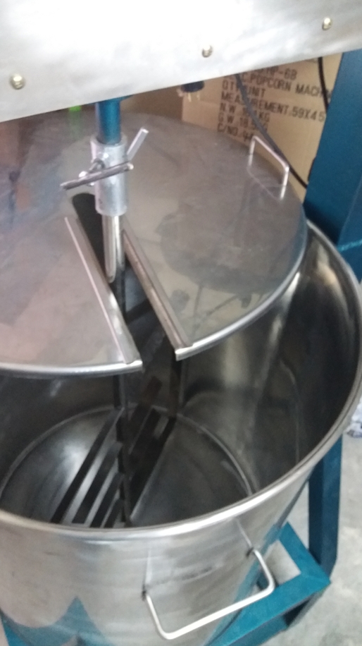 เครื่องผสมของเหลว น้ำจิ้ม แชมพู สารเคมี 200ลิตร ขนาดถัง 25นิ้ว*28นิ้ว เครื่องกวนเจลล้างมือแอลกอฮอลล์