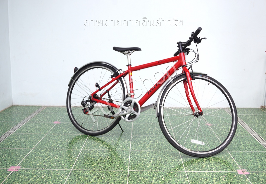 จักรยานไฮบริดญี่ปุ่น- ล้อ 700c - มีเกียร์ - อลูมิเนียม - Releigh RF-L - สีแดง [จักรยานมือสอง]