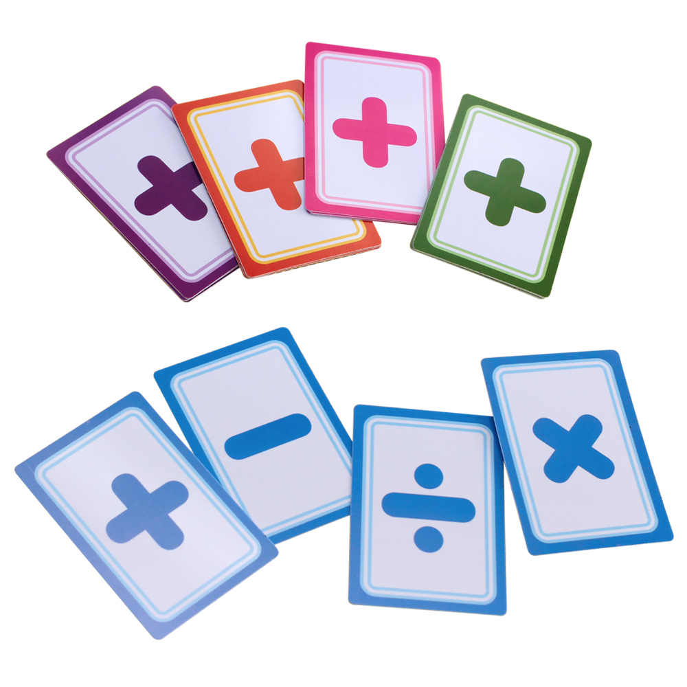 บัตรคำ Flashcards เครื่องหมายคณิตศาสตร์ เก่งคณิตคิดไว ET-108