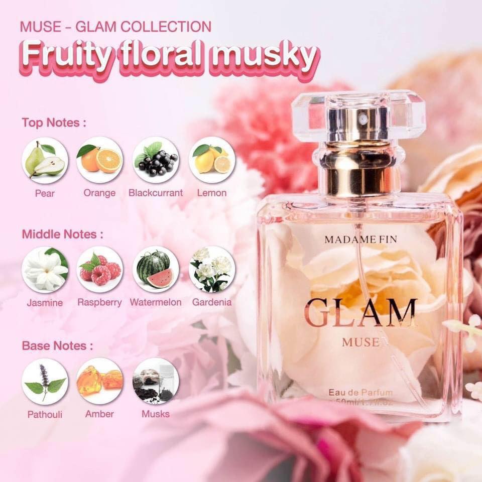 น้ำหอมมาดามฟิน ( โปร GD4 มิวซ์ ) น้ำหอมแกลมมิวซ์ ขวดใหญ่ 1 ขวด กับขวดเล็ก 1 ขวด แถมโลชั่น 2 หลอด
