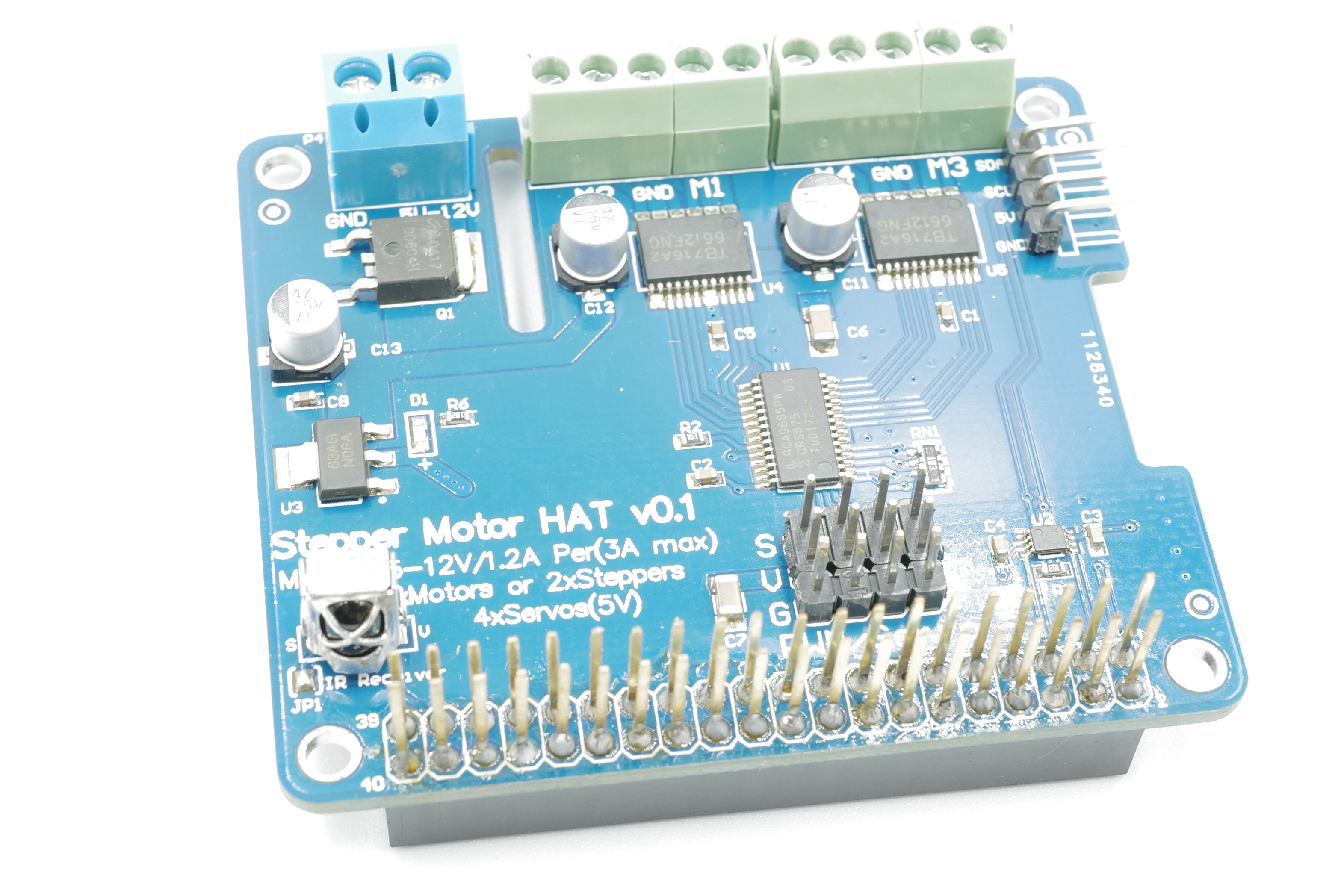 Stepper Motor HAT for Raspberry Pi
