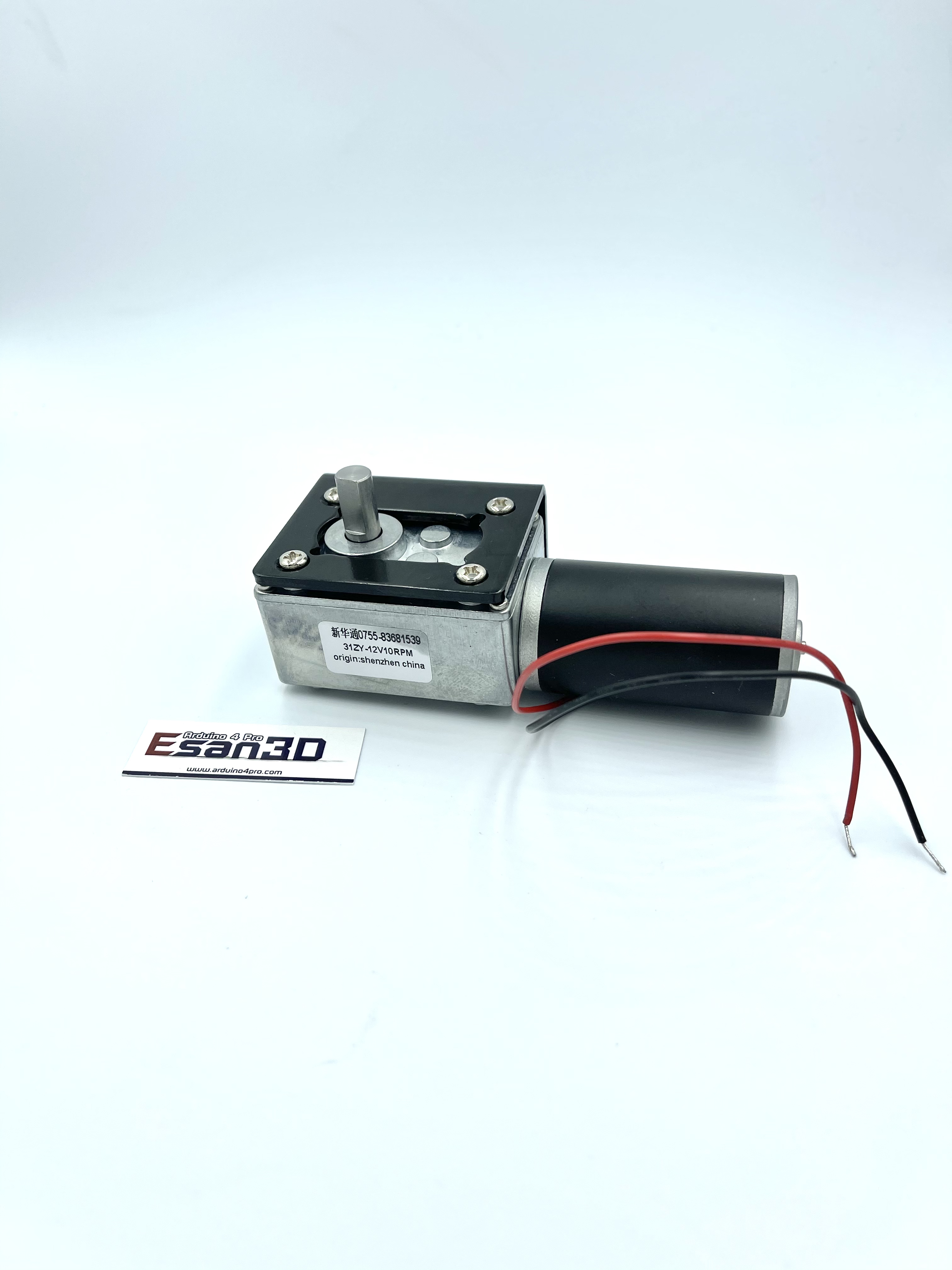 10rpm worm gear dc motor พร้อมฉากยึดมอเตอร์
