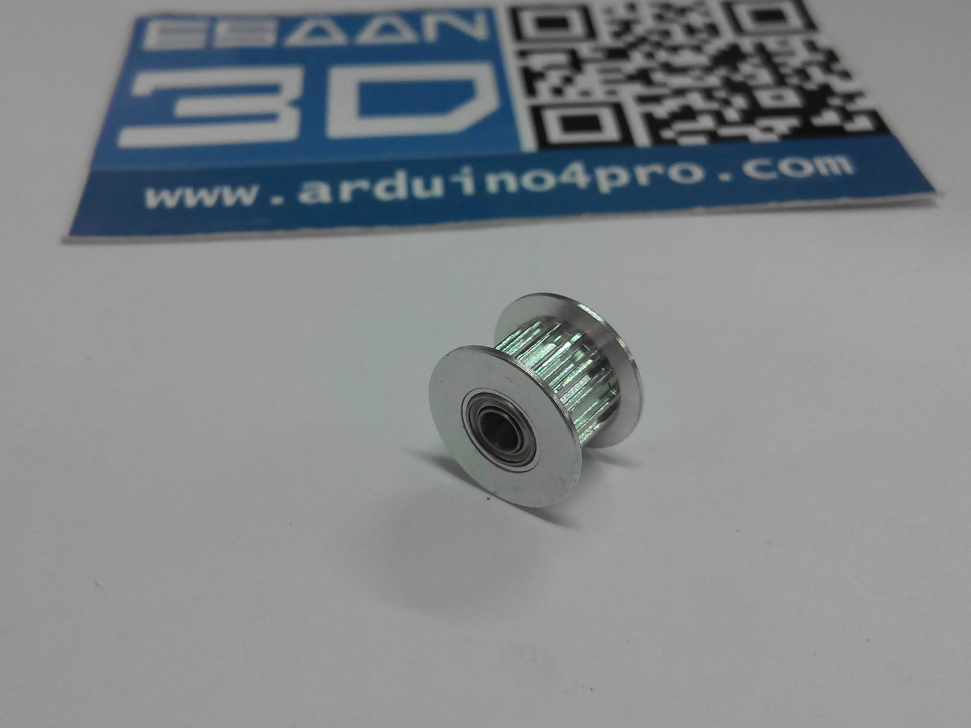 Wheel Pulley 16 teeth for width 6mm belt (ใส่แกน 3mm)