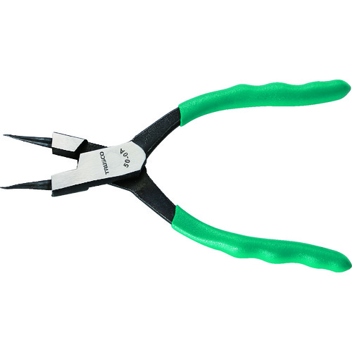 TRUSCO snap ring pliers for holes Φ0.8 straight claw 50 type