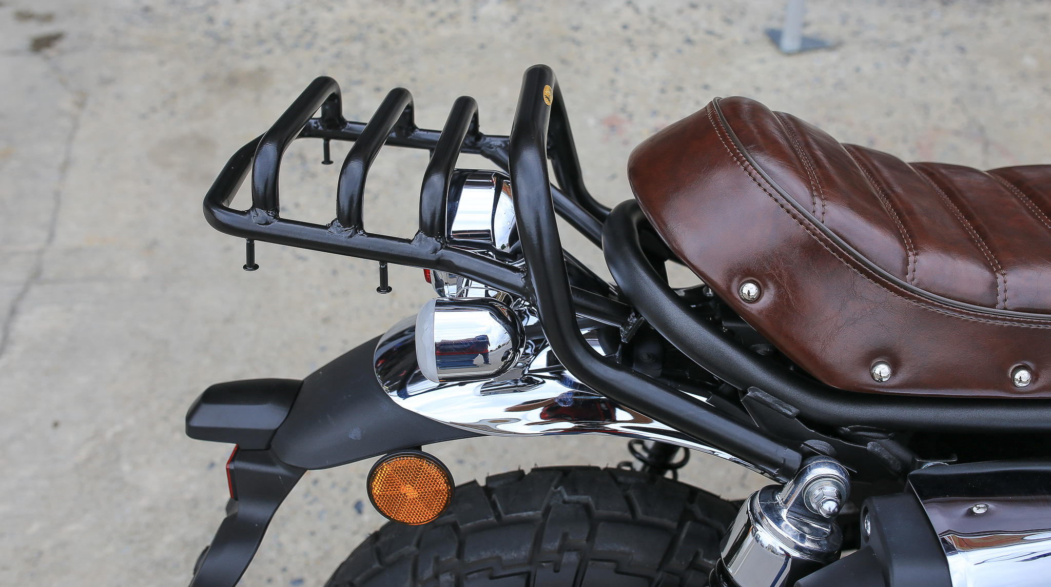 ตะแกรงแร็คหลัง MonQeyking By Motoza Monkey125 สีดำ