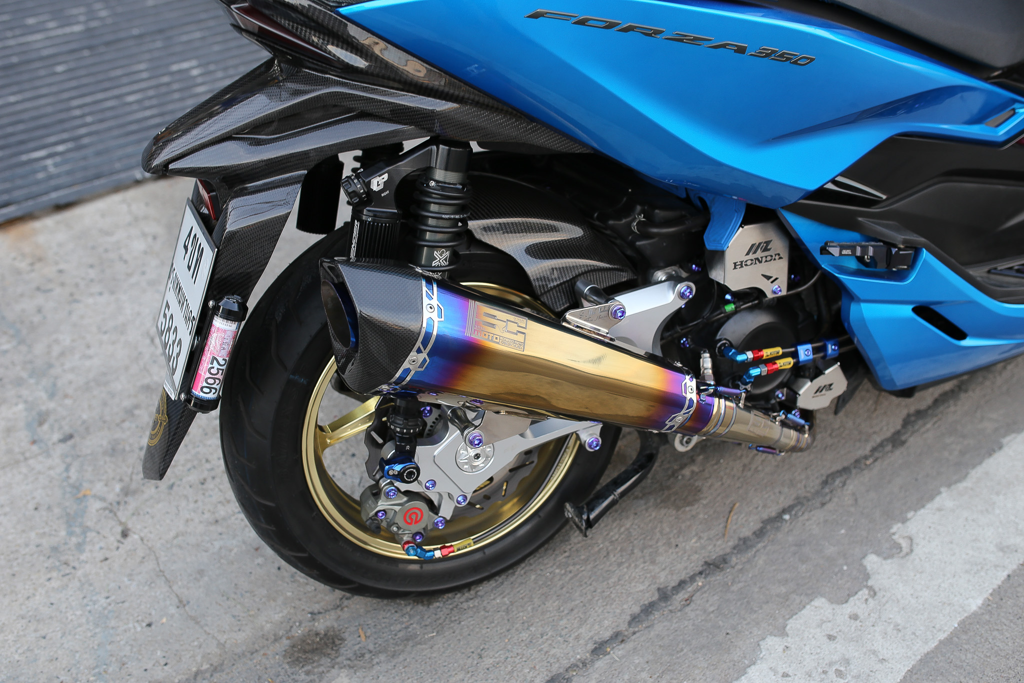 ท่อ Sc moto ไทเทเนียม FORZA 350 ราคา22500