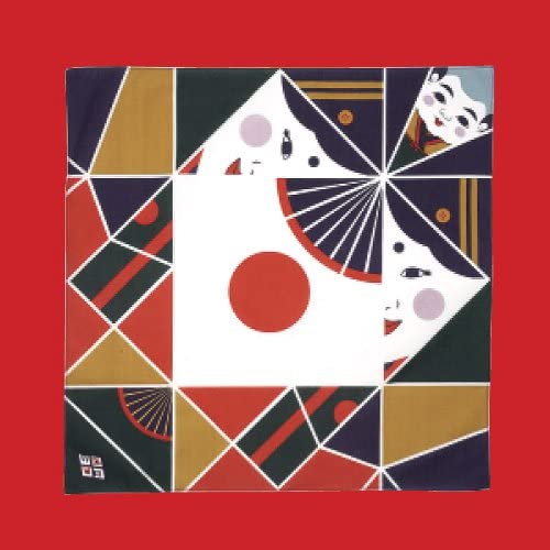 ผ้าห่อเบนโตะ Origami Furoshiki ลาย Fuku suke