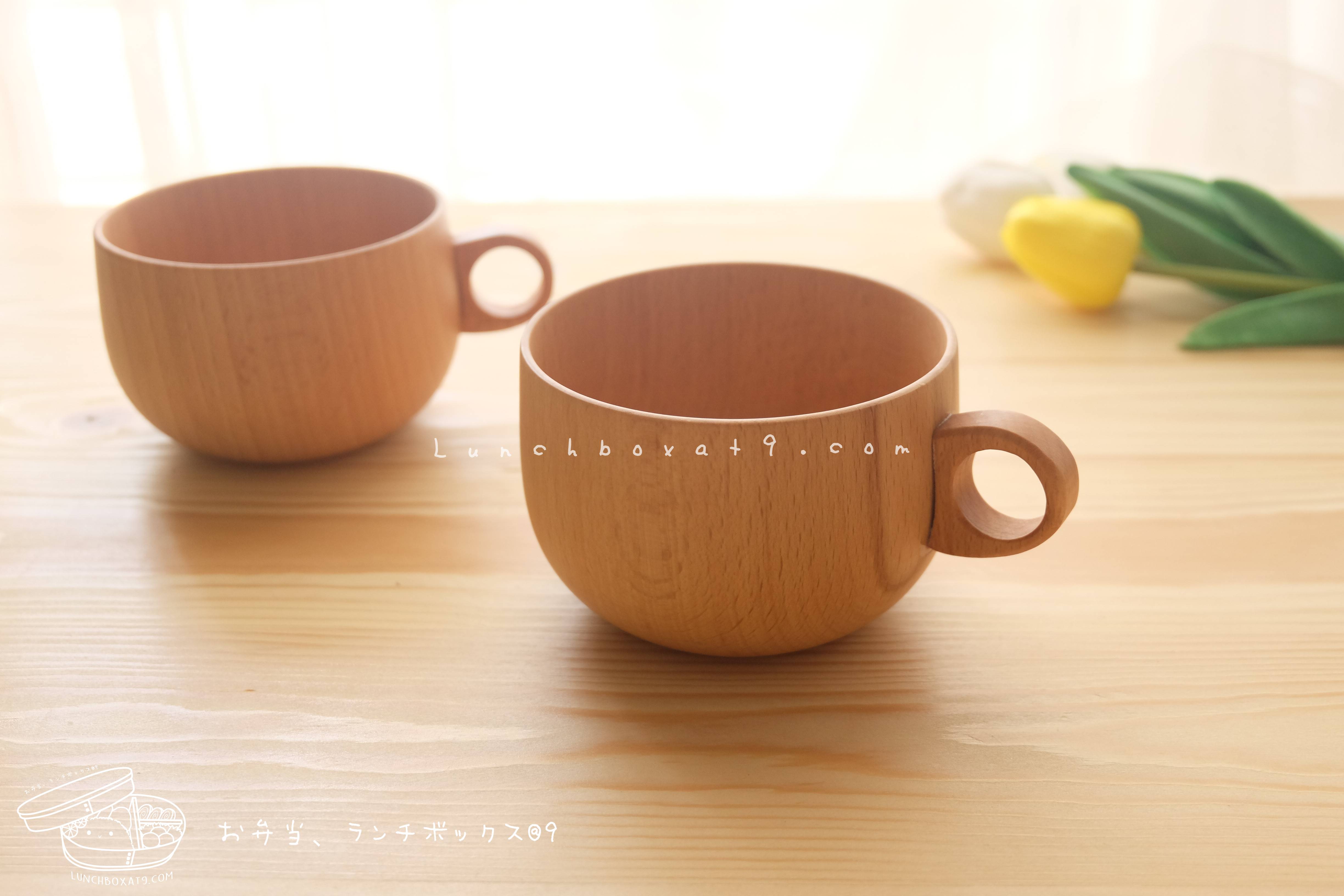 Japanese Wood Cup - แก้วไม้ ถ้วยไม้ญี่ปุ่น