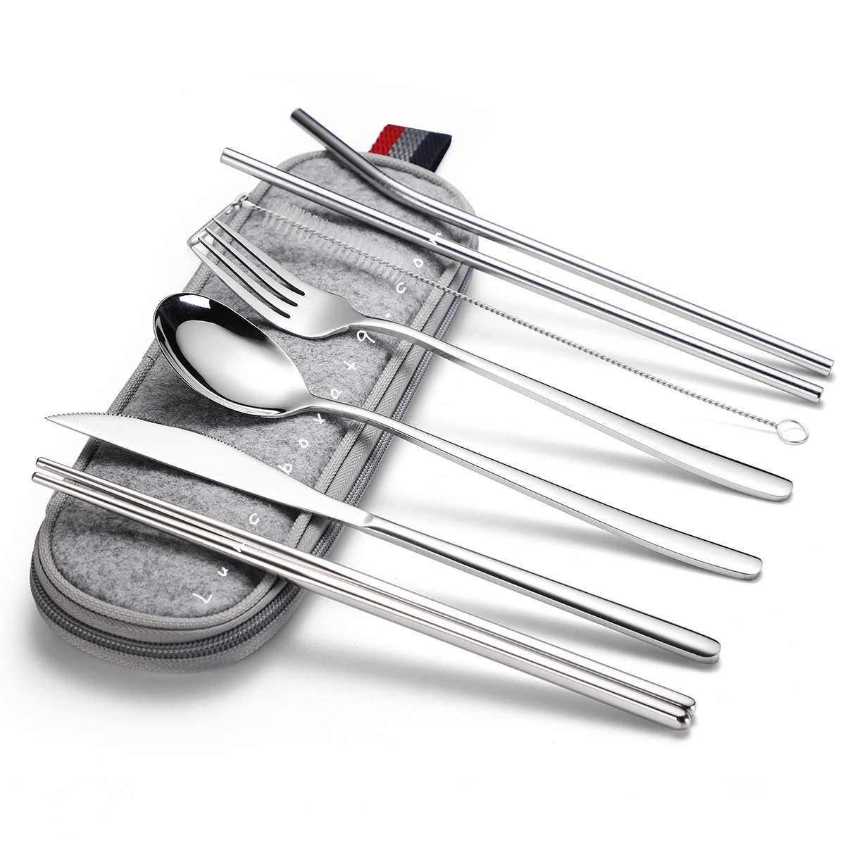 Korea Stainless Spoon Set - เซ็ตชุดช้อนส้อมเกาหลี