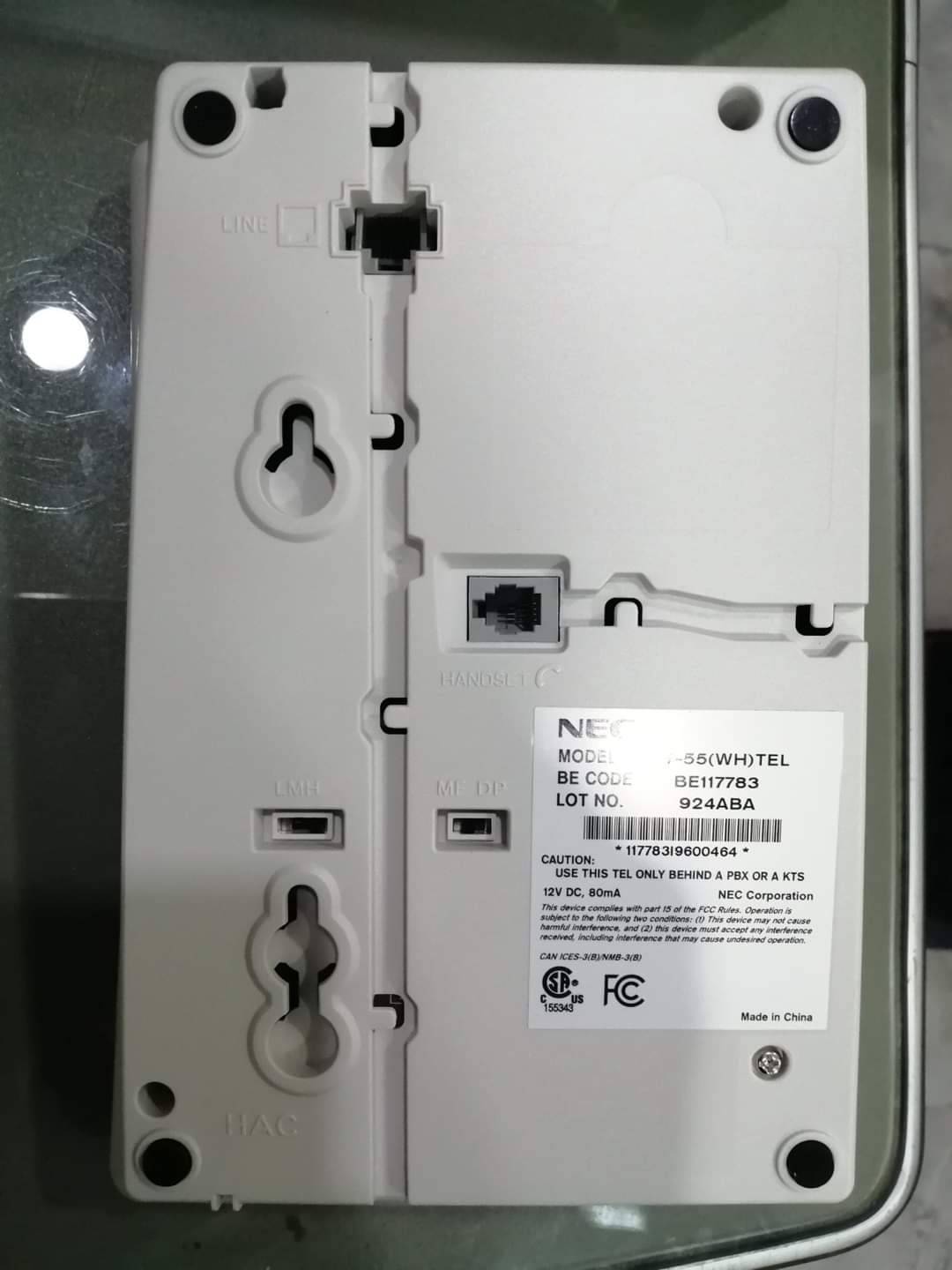 NEC AT55 สีขาว/สีดำ