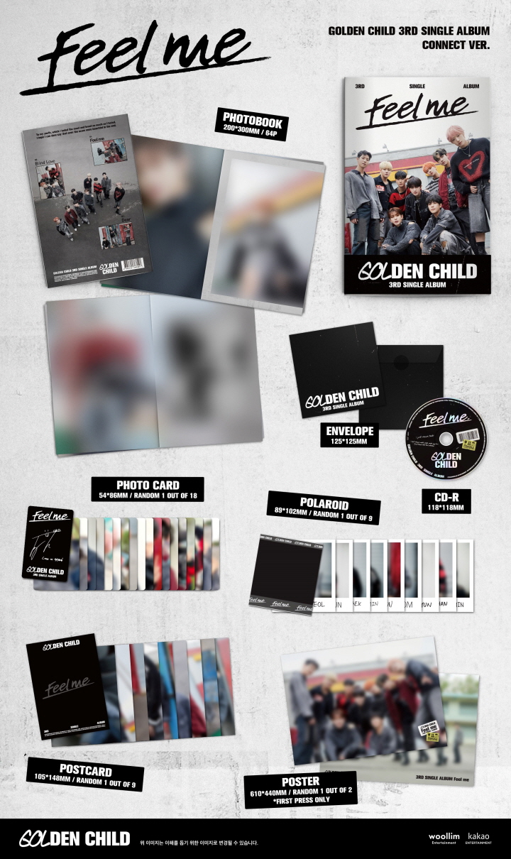 [PRE-ORDER] GOLDEN CHILD - 3rd Single Album "Feel me"