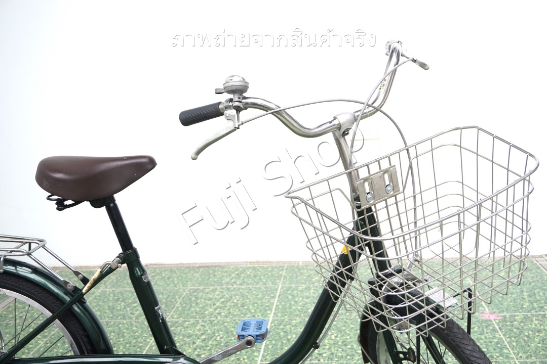 จักรยานแม่บ้านญี่ปุ่น - ล้อ 20 นิ้ว - ไม่มีเกียร์ - สีเขียว [จักรยานมือสอง]